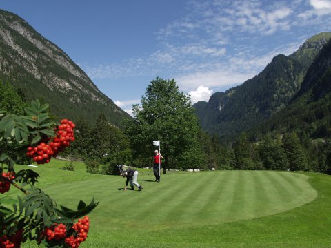 Golfspieler auf dem Golfplatz